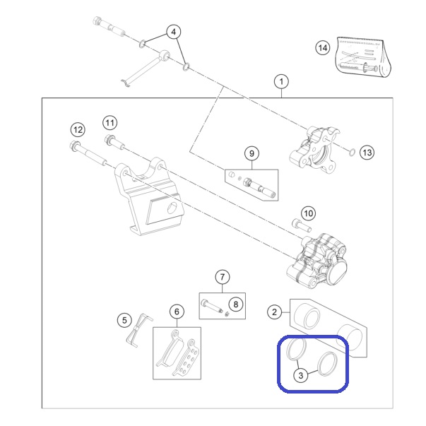22X2X2 EPDM O`ring
